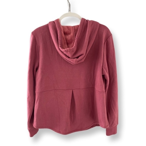 Pajamagram NWT Zip Up Hooded Sweatshirt Size Medium (8-10) - Picture 2 of 4